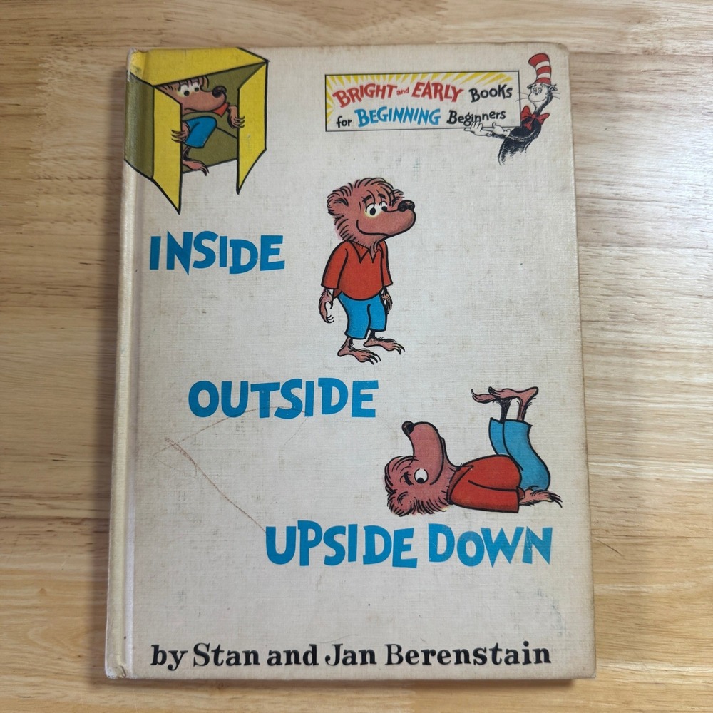 The Berenstain Bears Inside Outside Upside Down Bright and Early Book‎ 1968